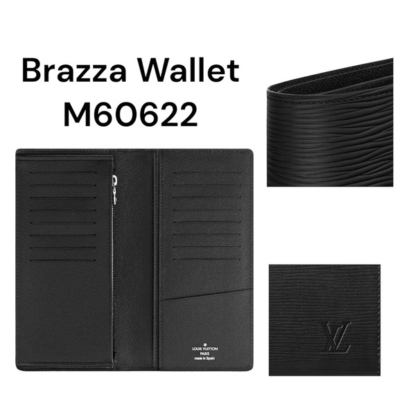 LOUIS VUITTON M60622 Brazza Wallet 💯 AUTHENTIC - Picture 3 of 9